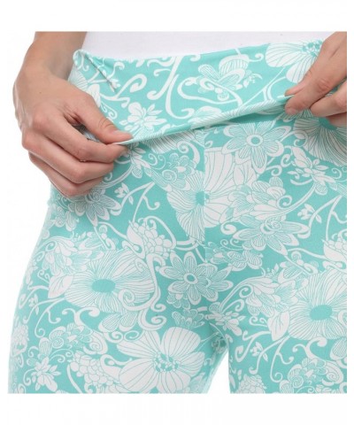 Women's Floral Paisley Palazzo Pants Mint $12.85 Pants