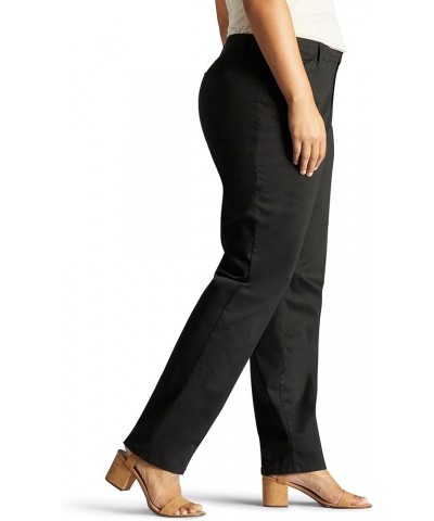 Women's Plus Size Relaxed Fit All Day Straight Leg Pant Black $20.02 Pants