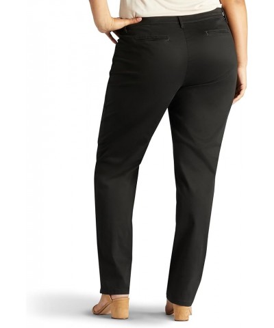 Women's Plus Size Relaxed Fit All Day Straight Leg Pant Black $20.02 Pants