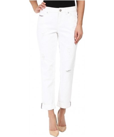 Women's Patched Alex Boyfriend in White Denim, 12xREG $32.39 Jeans