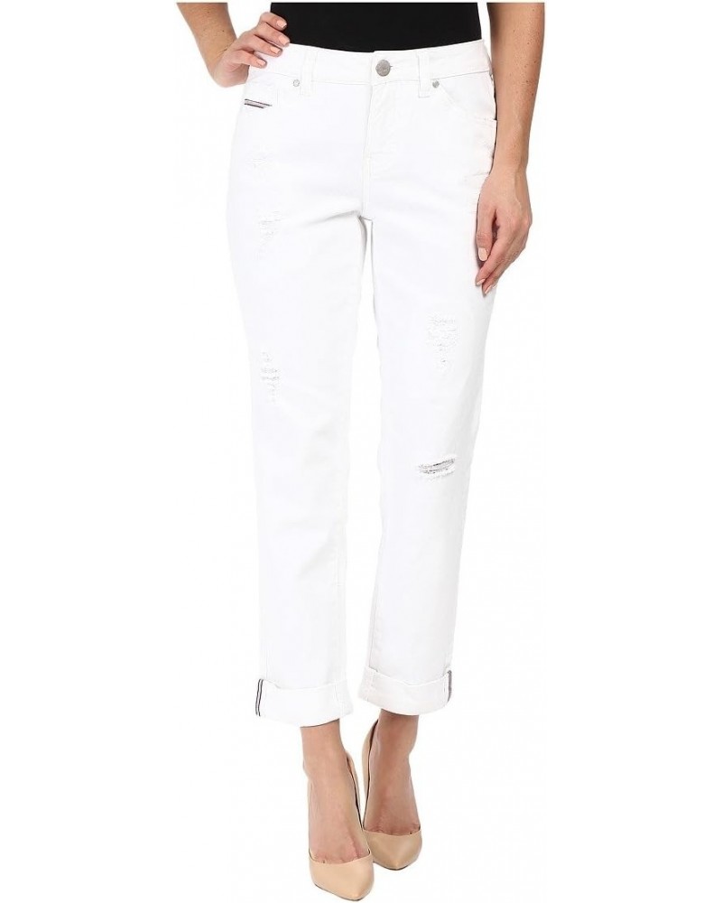 Women's Patched Alex Boyfriend in White Denim, 12xREG $32.39 Jeans