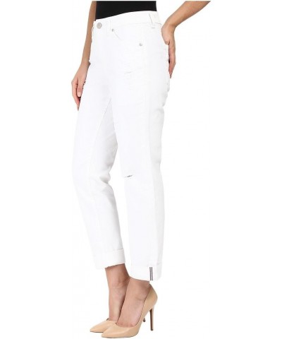 Women's Patched Alex Boyfriend in White Denim, 12xREG $32.39 Jeans