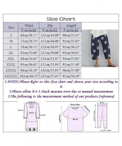 Womens Linen Wide Leg Pants Elastic High Waist Palazzo Pants Business Casual Loose Trousers with Pocket A23 Green-01 $15.68 P...