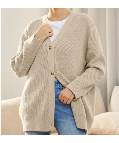 2023 New Cashmere Cocoon Cardigan,Open Front Oversized Button Lightweight Sweaters Fall Cardigans Knit (Navy Blue,XXL) Large ...