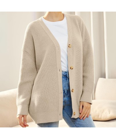 2023 New Cashmere Cocoon Cardigan,Open Front Oversized Button Lightweight Sweaters Fall Cardigans Knit (Navy Blue,XXL) Large ...