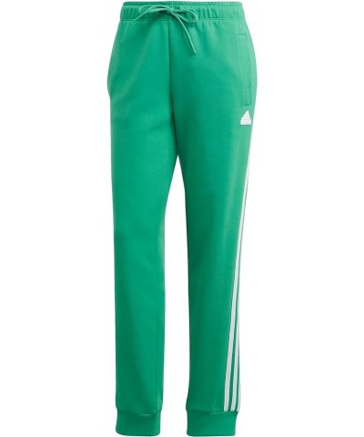 Women's Future Icon Three Stripes Regular Pants Semi Court Green $25.22 Pants