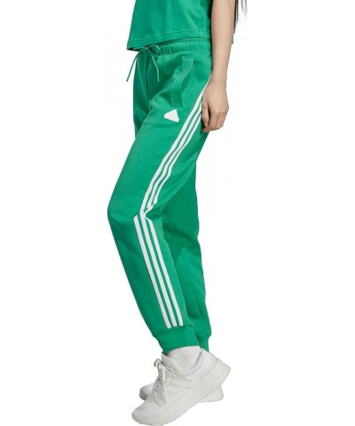 Women's Future Icon Three Stripes Regular Pants Semi Court Green $25.22 Pants