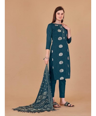 GJ Fashion Indian Traditional Churidar Salwar Suit with Dupatta for Women & Girls Rama!.36 $26.34 Suits