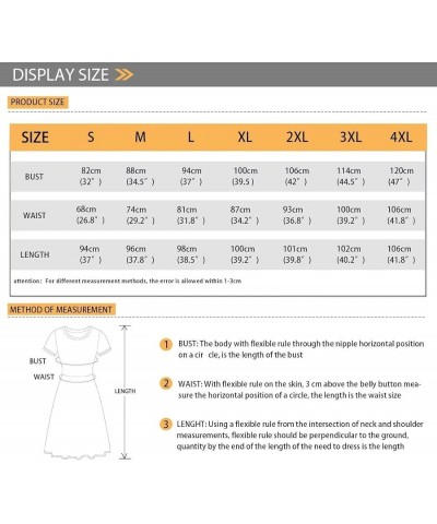 Short Sleeve O Neck Printed Dress Casual Elegant Party Midi A-Line Dress for Party (S-4XL) Pattern 11 $15.04 Dresses