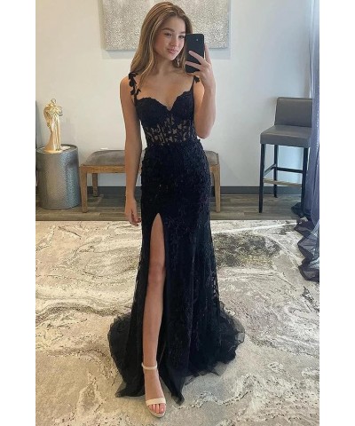 Mermaid Prom Dresses for Women Long Spaghetti Strap Formal Evening Gown Burgundy $40.28 Dresses