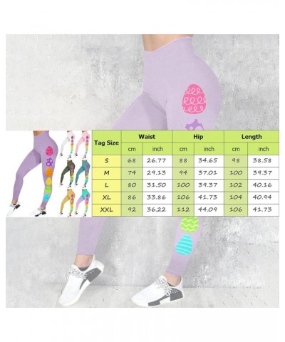 Easter Day Leggings for Women Happy Easter Leggings Spring Cute Rabbits Plus Size Leggings Tights Bunny Yoga Pants Z2-gold $8...