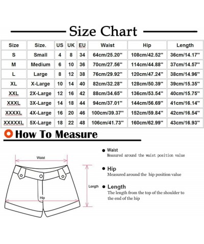 Shorts for Women Trendy Casual Drawstring Shorts Summer Comfy Elastic Waist Shorts Solid Flowy Beach Pants 2024 03 Hot Pink $...