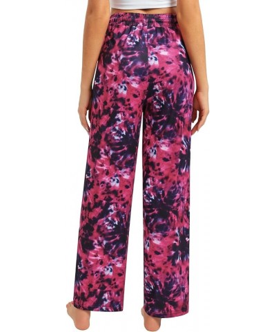 Women's Pajama Pants Stretch Lounge Pants Drawstring Comfy Sleep Bottoms with Pockets Blue,tie Dye $11.50 Sleep & Lounge