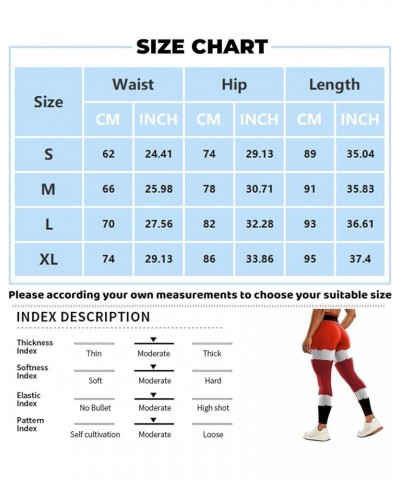 Ugly Plus Size Christmas Leggings for Women Tummy Control Xmas Graphic Tights Ankle High Waist Athletic Leggings A009-wine $8...