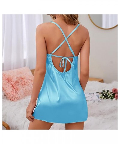 Lace Bustier Set Pajamas Panty Women Bra Garter Sleepwear Fashion Set Lace Sets Jumpsuit And Boys Briefs 14 16 Zh-2-blue $4.5...