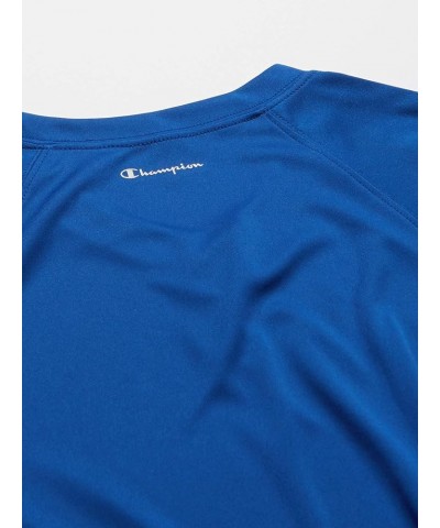 Women's Short Sleeve Double Dry Performance T-Shirt Royal Blue $11.59 Activewear