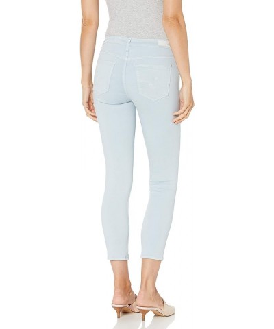 Women's Prima Mid-Rise Cigarette Leg Skinny Fit Crop Pant Sulfur Water Mist $48.42 Pants