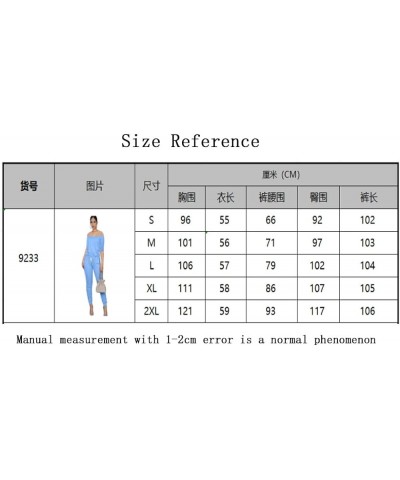 Women's Two Piece Outfit Joggers Sets Long Sleeve Tracksuit Sweatpants Sets 9233-blue $14.21 Activewear