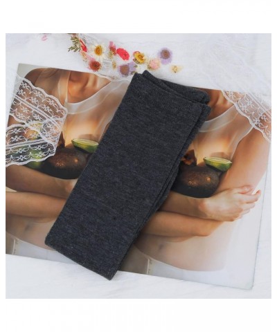 Thigh High Socks for Women, Long Knee High Socks, Womens Over The Knee Socks Stockings 1 Pair - Dark Grey $7.53 Socks