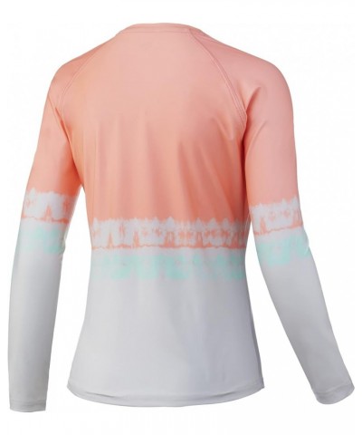 Women's Pursuit Long Sleeve Performance Shirt + Sun Protection Salt Dye - Desert Flower $16.27 Activewear