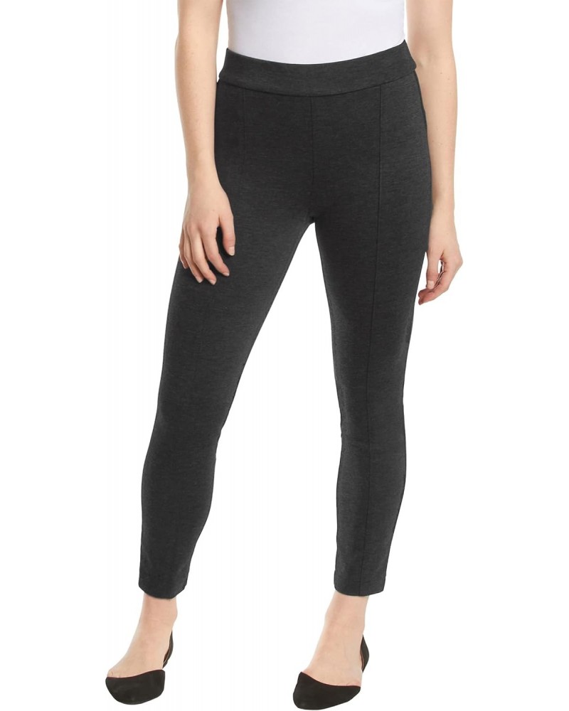 Womens Midweight Tummy Control Ponte Pant (Medium, Charcoal Heather) $18.52 Pants