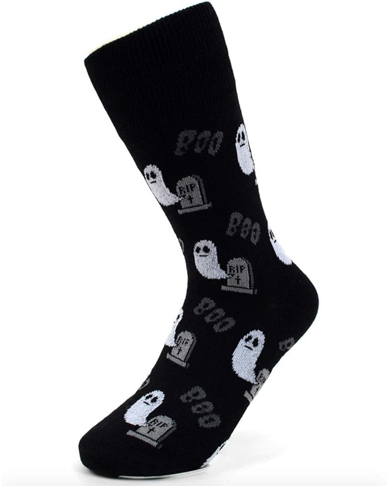 Urban-Peacock Women's Novelty Fun Crew Socks for Dress or Casual - Multiple Patterns Available! Halloween Ghosts - Black 2 $1...