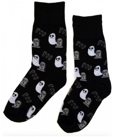 Urban-Peacock Women's Novelty Fun Crew Socks for Dress or Casual - Multiple Patterns Available! Halloween Ghosts - Black 2 $1...