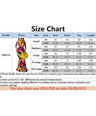 Women's Sexy Off Shoulder Maxi Dress Hawaiian Floral Evening Gown Long Dress C-blue $21.72 Dresses