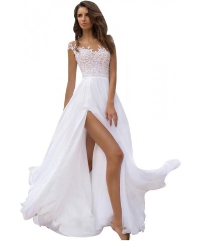 Mermaid Wedding Dresses for Bride 2023 Long Boho Beach Bridal Gown for Women Style8 White $57.91 Dresses