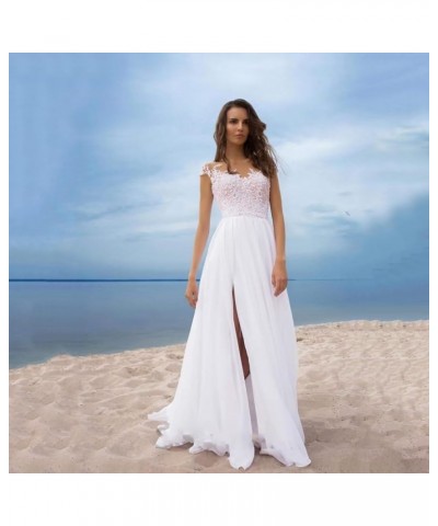 Mermaid Wedding Dresses for Bride 2023 Long Boho Beach Bridal Gown for Women Style8 White $57.91 Dresses