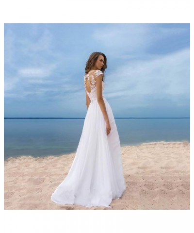 Mermaid Wedding Dresses for Bride 2023 Long Boho Beach Bridal Gown for Women Style8 White $57.91 Dresses