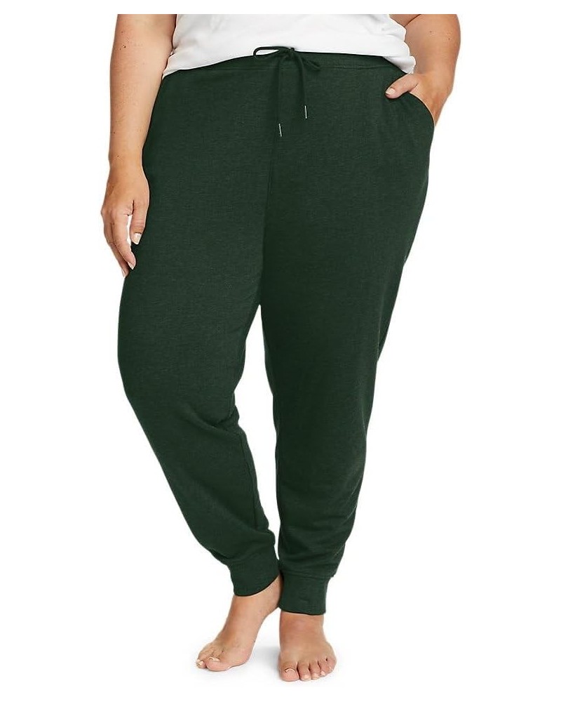 Women's Cozy Camp Fleece Jogger Pants Dark Olive $29.90 Activewear