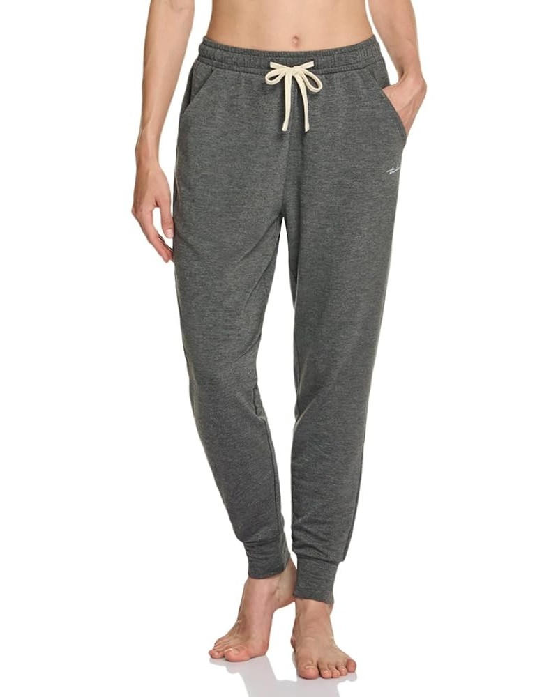 Women's Sweatpants with Pockets, Casual Comfy & Cozy Loungewear, Athletic Stretch Workout Yoga Pants Soft Terry Jogger Grey H...