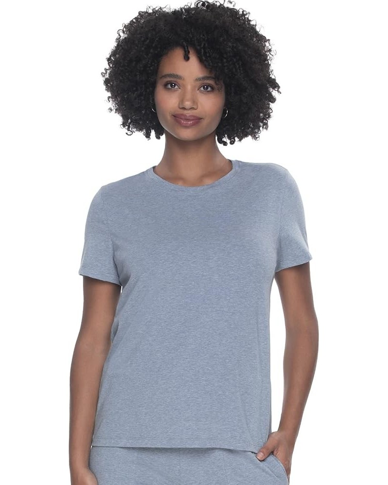 | Organic Cotton Stretch Crew Neck Tee Sky $10.99 T-Shirts