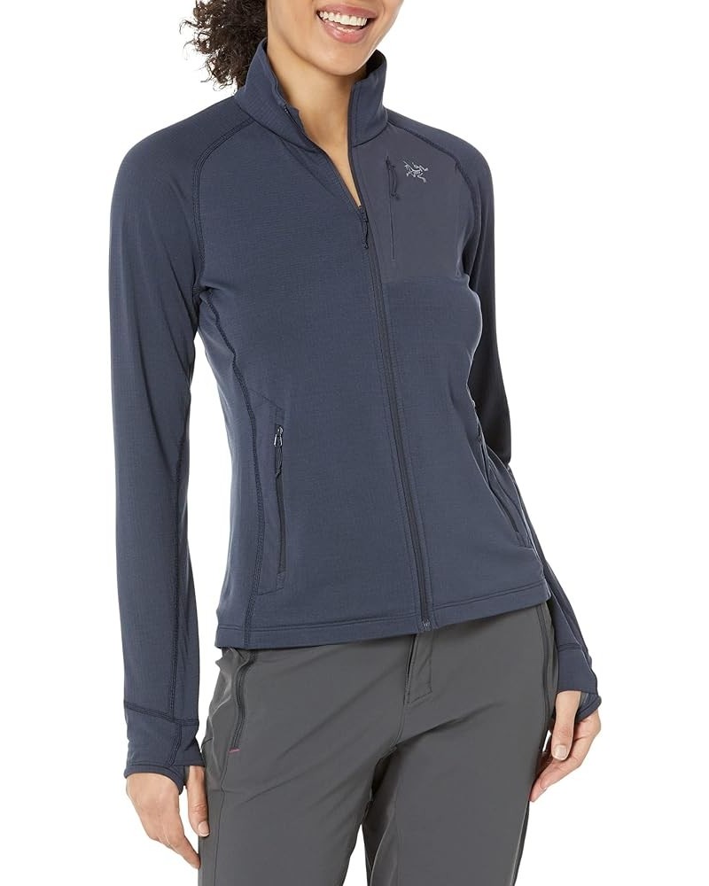 Delta Jacket Women's | Versatile Polartec Power Dry Fleece Jacket Black Sapphire $62.70 Jackets