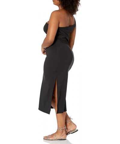 Women's Aditi One-Shoulder Bodycon Knit Dress Black $31.80 Dresses