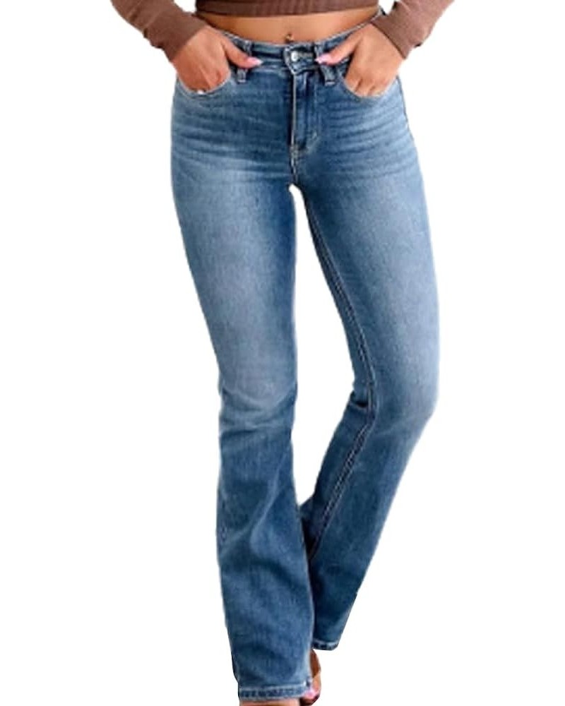 Holy Grail Tummy Control Bootcut Jeans, Holy Grail Jeans, Holy Grail Bootcut Jeans for Women Blue-regular $19.88 Jeans