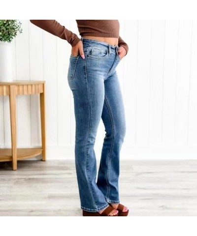 Holy Grail Tummy Control Bootcut Jeans, Holy Grail Jeans, Holy Grail Bootcut Jeans for Women Blue-regular $19.88 Jeans