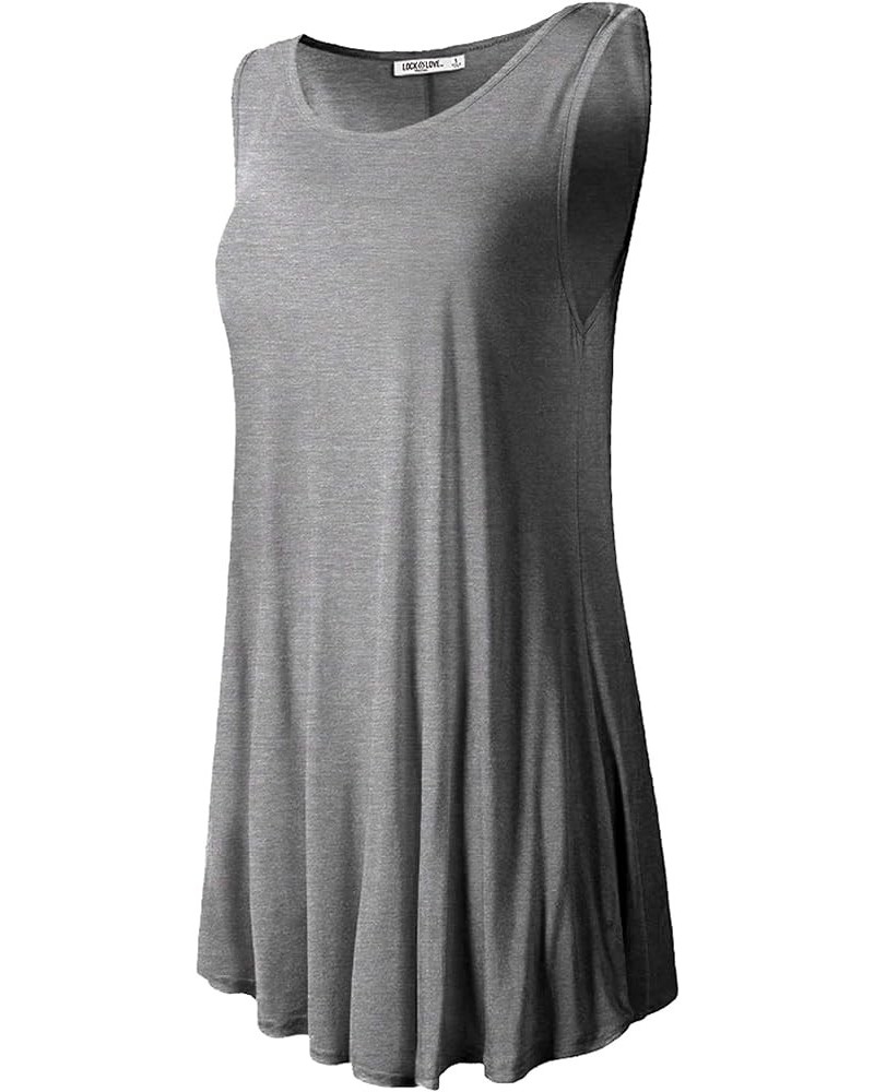 Women Solid Short sleeve/Sleeveless Tunic for Leggings Swing Tunic Flare Tank Tops S-5XL Plus Size Made in USA Wt2098_hdg $11...