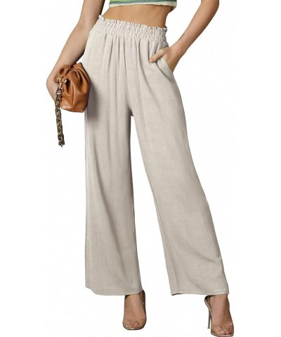 The Effortless Tailored Wide Leg Pants, 2023 New Women's Casual Wide Leg High Down Straight Long Trousers Pants B-1 $15.38 Pants