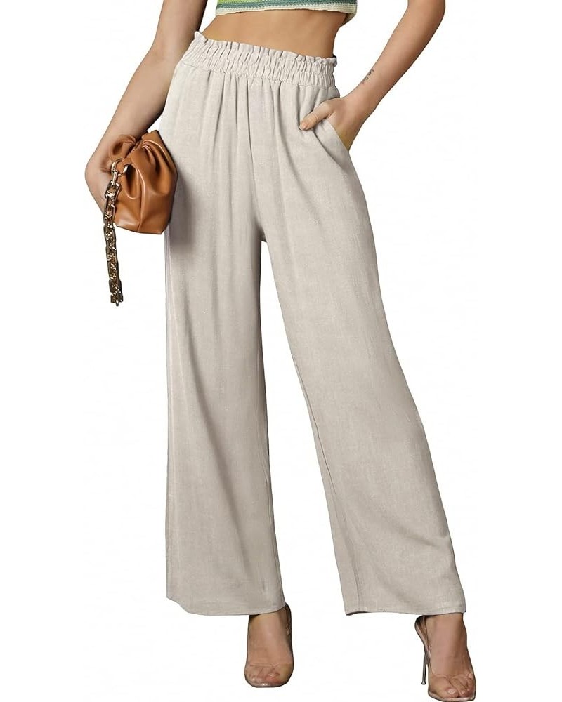 The Effortless Tailored Wide Leg Pants, 2023 New Women's Casual Wide Leg High Down Straight Long Trousers Pants B-1 $15.38 Pants