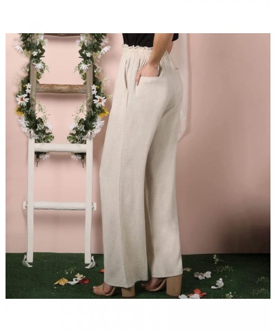 The Effortless Tailored Wide Leg Pants, 2023 New Women's Casual Wide Leg High Down Straight Long Trousers Pants B-1 $15.38 Pants