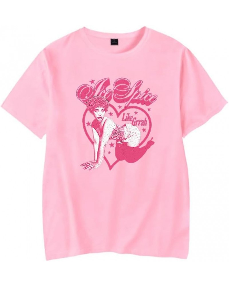 ICE Spice Munch Butterfly in Ha Mood Merch Tshirt Summer Men/Women Tshirt Short Sleeve tOP Pink $8.63 T-Shirts