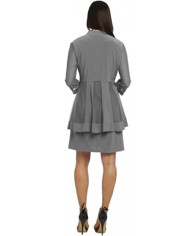 Womens 2 PC Embellished Two Piece Dress Steel $39.96 Others