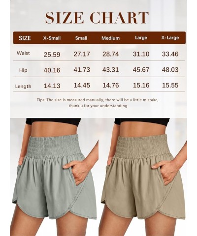 Womens Athletic Shorts High Waisted Running Shorts Gym Workout Shorts Casual Comfy Sport Shorts with Pockets 2024 Neayblue $1...