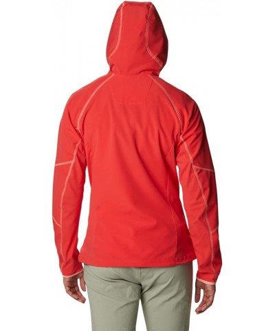 Women's Sweet As Softshell Hoodie Red Hibiscus $35.29 Jackets