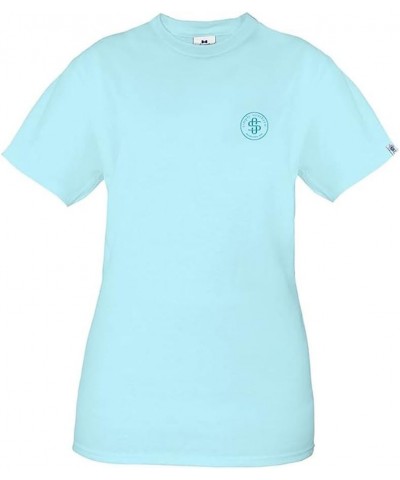 Party Like A Dock-Star, Decks, Docks, & Flip Flops Women’s Ice Blue Short Sleeve Shirt Ice $16.51 T-Shirts