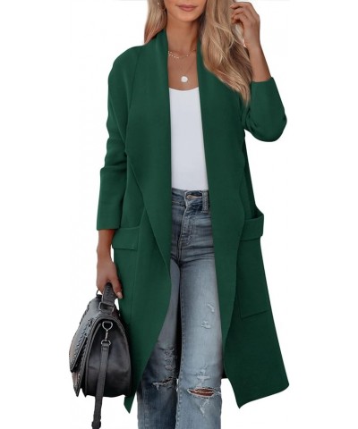 Women's Oversized Dressy Cardigans 2023 Long Knit Coatigans Lightweight Winter Coat Fall Sweater Jacket Deep Green $28.70 Swe...