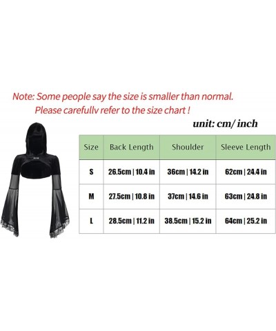 Goth Black Bolero Shrug for Formal Dress Gothic Rave Festival Top for Women Black 3 $16.19 Sweaters