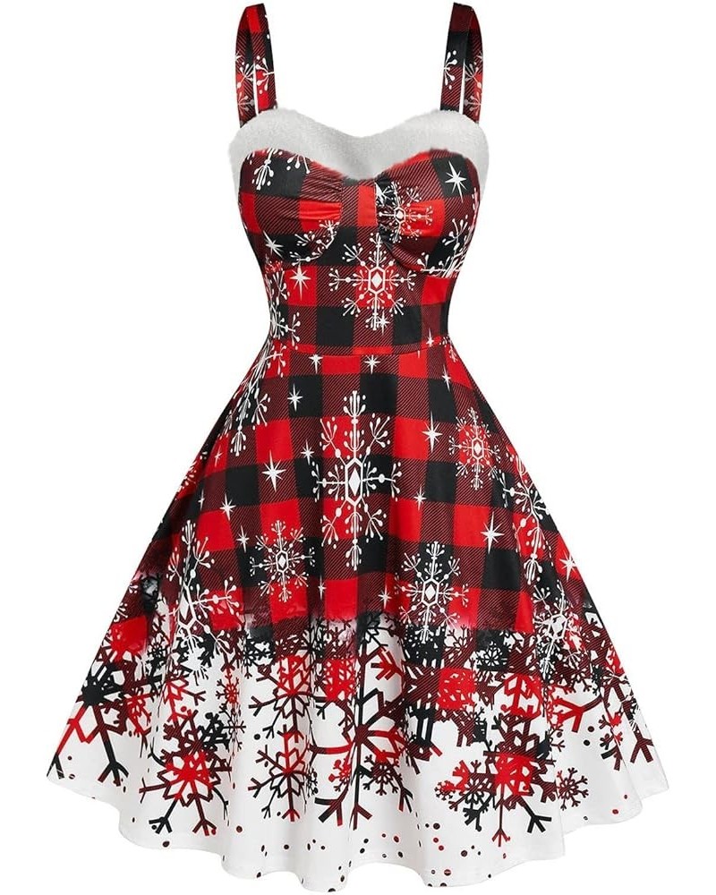 Plus Size Womens Vintage Dress Christmas Long Sleeve High Low Dresses Cocktail Holiday Party Dress Cosplay Outfits Christmas ...